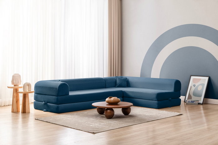 Atelier Del Sofa Legom Eco Corner - Azul Atelier Del Sofa Legom Eco Corner - Azul
